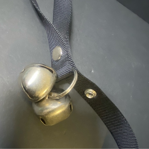 Black Strap with Silver Bells - Picture 3 of 5